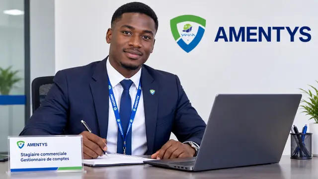 Amentys recrute une Stagiaire commerciale Gestionnaire de comptes Salaire 100 000 FCFA/mois