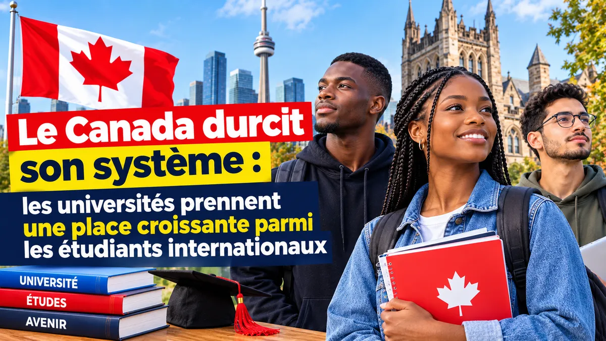Le Canada durcit son système : les universités prennent une place croissante parmi les étudiants internationaux