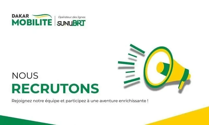 Dakar Mobilité Sunu Brt lance un appel à candidatures