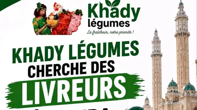 Recrutement Khady Légumes : Livreurs à Moto pour le Magal de Touba