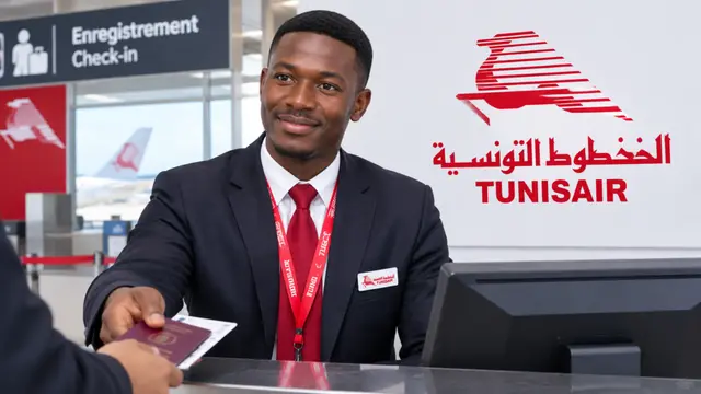 Tunisair recrute un(e) Agent de Comptoir Polyvalent