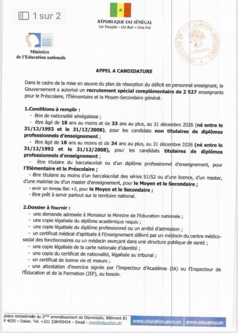 le-gouvernement-du-s-n-gal-recrute-2-527-enseignants-pr-scolaire